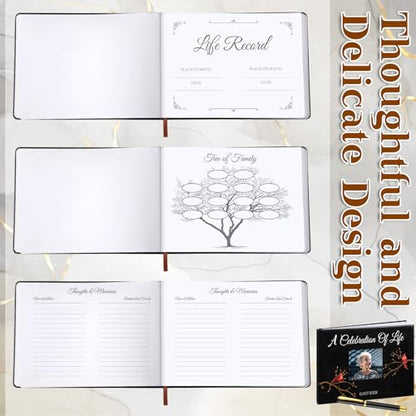 Yingzhao Memorial Funeral Guest Book with Pen 144 Pages Cardinal Funeral Guest Sign in Book for Memorial Service Celebration of Life Party Supplies in Loving Memory(Classic Cardinal) - style: Classic Cardinal