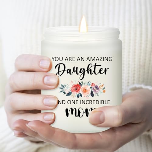 Daughter Gifts from Mom Dad -Mothers Day Gifts for Daughter - Christmas Valentines Day Gift for Daughter - Lavender Scented Candle - color: Daughter