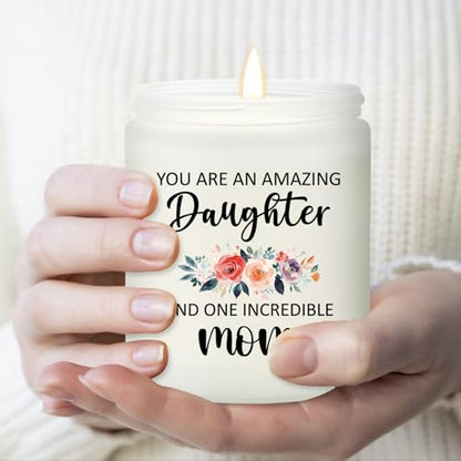 Daughter Gifts from Mom Dad -Mothers Day Gifts for Daughter - Christmas Valentines Day Gift for Daughter - Lavender Scented Candle - color: Daughter