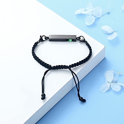 Harbeingt Adjustable Urn Bracelet for Ashes for Women Cremation Jewelry - color: Customize