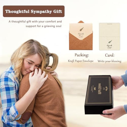 Soopau Sympathy Gifts for Loss of Loved One, 30" Metal Memorial Wind Chimes for Loss of Mom Dad, Windchimes in Memory of A Loved One, Bereavement Condolences Gift