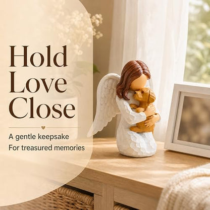 Dog Memorial Gifts for Loss of Dog, Pet Memorial Gifts, Resin Angel Statues, Sculpting Angels, Pet Sympathy Gifts - style: Dog Memorial Gifts