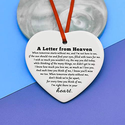 Sympathy Gifts for Loss of Mom Christmas Ornament Gifts Remembrance Memorial Presents for Loss of Mother Dad Daughter Son Husband Wife pet Ornament Hanging Sign Sympathy Condolence Presents