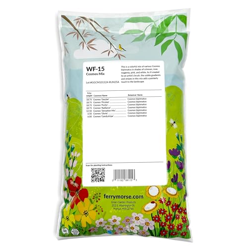 Ferry-Morse Bulk Cosmos Seed Mix, 68,000+, 1 lb - color: Cosmos