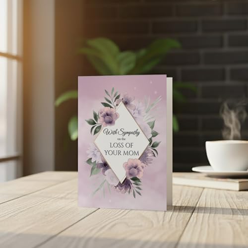 Sympathy Card for Loss of Mom or Mother with Printed Verse