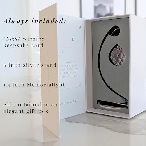 Memorialight Tabletop Sympathy Gift for Loss of Loved Ones, Memorial Gift - size: Memorialight With Stand