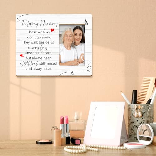 JANLAN Memorial Gifts for Loss of Loved One,Memorial Picture Frame,Bereavement Gift Sympathy Gifts Remembrance Gift for Loss of Mom Dad Wife Husband,Still Loved Still Missed Photo Frame - style: Loss of Loved One-2