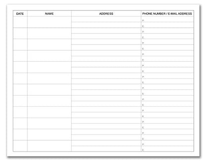 Guest Book Sign-in Registry, Red, Hardbound, 120 Pages | Section Sewn Hard Cover, 8 7/8'' x 7'' - Made in USA - color: Red