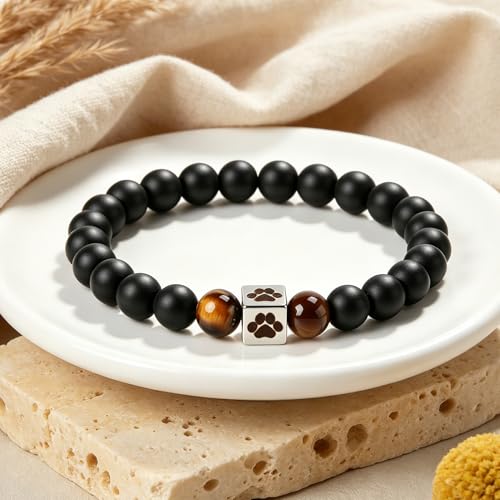 Dog Memorial Gifts for Loss of Dogs Pet Memorial Bracelet Keepsake Jewelry | Pet Memorial Sympathy Gifts for Dogs Cats, Pet Loss Remembrance Bereavement Passing Away Gift for Dog Cat Owner