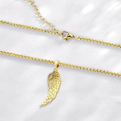 Angel Wings Necklace 925 Sterling Silver Guardian Angel Nurse RN Caduceus Pendant Charm Crystal Angel Jewelry Gifts for Women - style: D-Angel Wing (Golden)