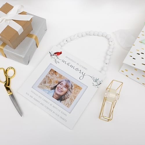 Reserved In Loving Memory - Reserved Seat Photo Frame (Holds 6" x 4" Photo) - color: White, Red, Pink, Green