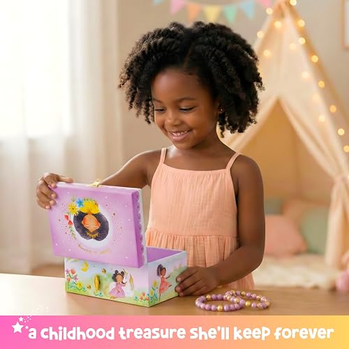 Giggle & Honey® Musical Ballerina Jewelry Box for Girls | Music Boxes for Little Girls, Toddler Jewelry Box for 4 Year Old Kids, Toys for Toddlers, Birthday Gifts for Kids 5-9 Years - style: Little Queen