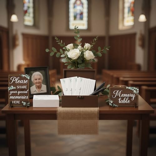 Gilprop 112 Pcs Share a Memory Cards for Celebration of Life, Leaves 2 - style: leaves2