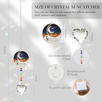 Hegelda Sympathy Gifts for Loss of Loved One Crystal Suncatcher Ornaments | Unique Condolence Memorial for Loss of Mom, Ideal Grief Bereavement Miscarriage Gifts - style: MEMORIAL