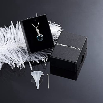 Memorial Jewelry Pearl Urn Necklace - Cremation Ashes Holder Keepsake for Women - color: Customize
