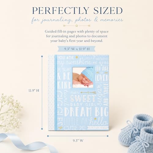 Lil’ Peach Blue Dream Big Baby Memory Book, First 5 Years Journal - style: Blue Dream Big