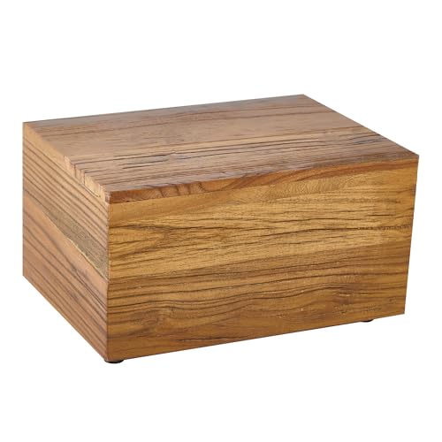 Rustic Solid Barn Wood Cremation Urn Boxes for Human Ashes Adult