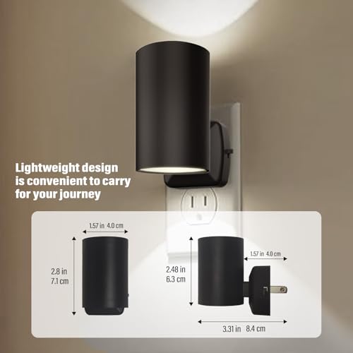 Night Lights Plug into Wall: ETL Certified Cool White 5700K Dusk to Dawn Sensor Dimmable LED Plug in Night Light for Hallway Bedroom Stairway Wall Socket - Modern Night Light(2 Pack) - color: 5700K