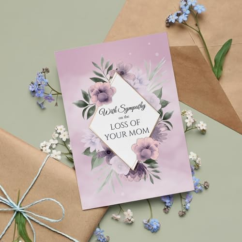 Sympathy Card for Loss of Mom or Mother with Printed Verse