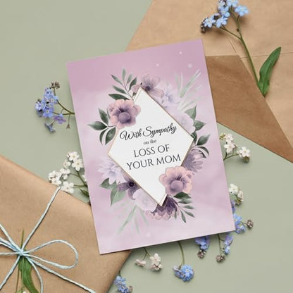 Sympathy Card for Loss of Mom or Mother with Printed Verse