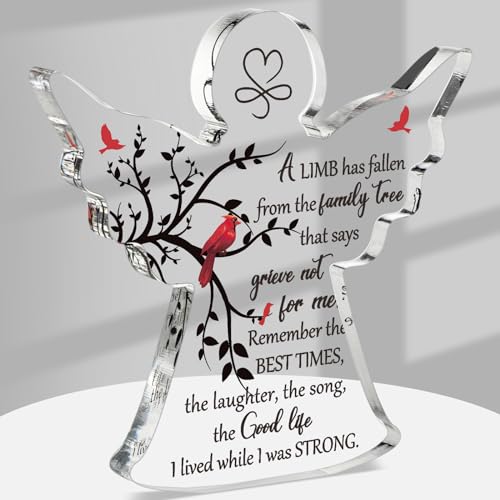Jetec Sympathy Bereavement Gift in Memory of Loved One,Cute Cardinal - style: Cute Cardinal
