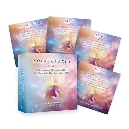 Solace Cards: 50 Messages of Comfort and Hope for Those Who Have Lost a Loved One, by L. Adelle Iverson