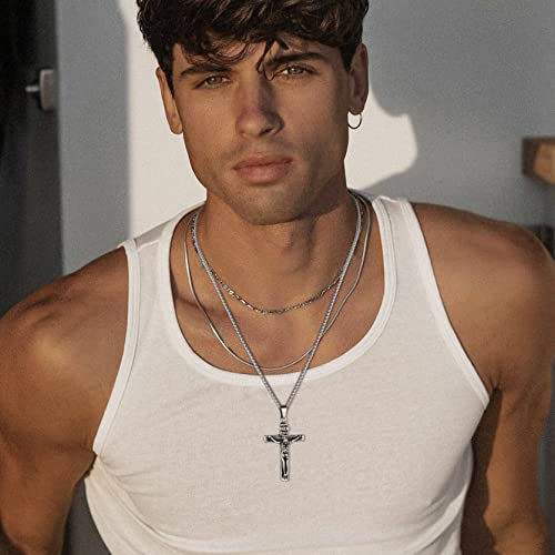 GOLDCHIC JEWELRY Urn Necklaces for Ashes, Stainless Steel Pet/Cross/Birthstone/Tree of Life Personalized Keepsake Memorial Jewelry for Women - color: Cross - 316L Stainless Steel, style: Personalized Engraving