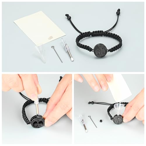 Imrsanl Tree of Life Urn Bracelet for Ashes for Women Men - color: Customize