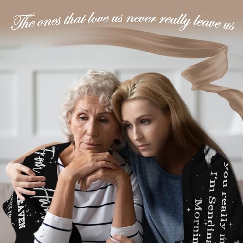 Vsmoedb Custom Memorial Blanket with Pictures for Loss of Loved One - color: Select03