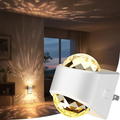 Briignite Night Light, Night Lights Plug into Wall, Projector Night Light - color: White