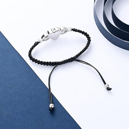 constantlife Double Heart Cremation Bracelet for Ashes for Women Stainless Steel Pendant Urn Memorial Jewelry Loved Ones Human Pet Funeral Keepsake Gift - color: Sunflower-Silver+Gold
