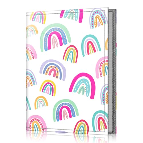 Fintie Photo Album 4x6 Photos - 52 Pockets Small Wallet Albums For Family | Vegan Leather Cover, 4X6 Picture Keepsakes, Family/Wedding/Travel Memory Book, Baby/Kids/Boys/Girls Gift, Dreamy Rainbow - color: Dreamy Rainbow