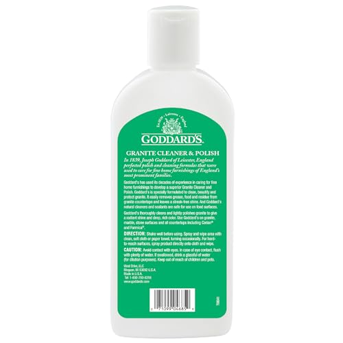 Goddard's Granite & Marble Countertop Polish with Stain Protection, 8 oz - size: 8 Fl Oz (Pack of 1), style: Liquid