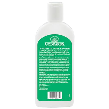 Goddard's Granite & Marble Countertop Polish with Stain Protection, 8 oz - size: 8 Fl Oz (Pack of 1), style: Liquid