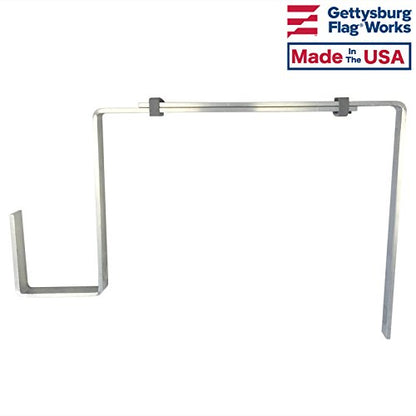 Aluminum Headstone Wreath Hanger for Cemetery Tombstone, Grave Marker, Made in USA