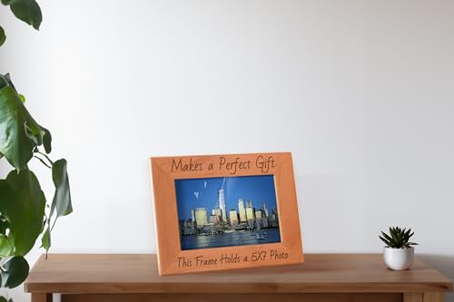 ThisWear Bereavement Dad Once Angel Now Mine Wood Frame - Landscape 5x7 - size: 5x7 Photo - Landscape