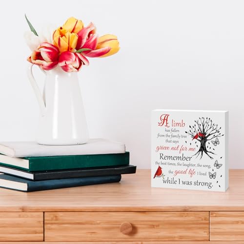 Memorial Bereavement Gifts Sympathy Gifts for Loss of Loved Mother Father Husband Wife Sister Brother Funeral Grief Think of You Gift Condolence Remembrance Decor Table Desk Decor