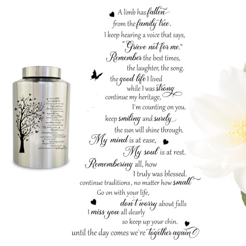 Large Cremation Urns for Human Ashes, for Adult Female & Male