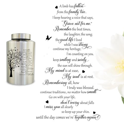 Large Cremation Urns for Human Ashes, for Adult Female & Male