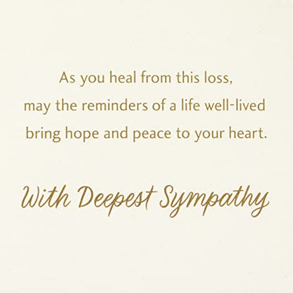 Hallmark Sympathy Card, Cardinal (Their Spirit Lives On) - color: Love Sees Us Through