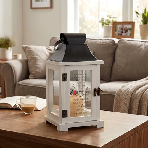 Memorial Lantern Sympathy Gift for Loss of Loved One Grief Gift - color: Those We Love Cardinal