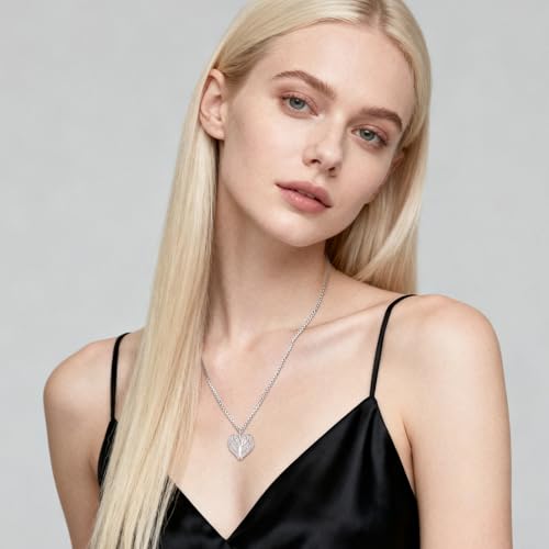 Angel Wings Necklace 925 Sterling Silver Guardian Angel Nurse RN Caduceus Pendant Charm Crystal Angel Jewelry Gifts for Women - style: E-Angel Wings Urn Ashes