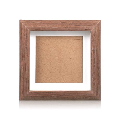 3.5x3.5 Shadow Box Picture Frame, Small Shadow Box Solid Wood Picture Frame ShadowBox Display Case Pictures Frames Hang Memory Boxes Sports Memorabilia, Awards, Medals, Wedding, Tickets and Photos