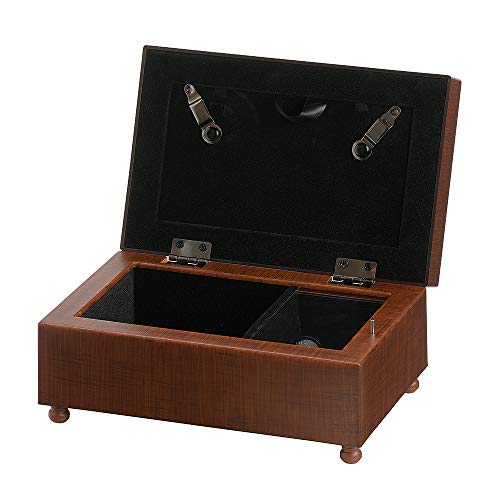 Roman Music Boxes - Always Loved Never Forgotten Woodgrain Finish Music Box - Plays Nocturne