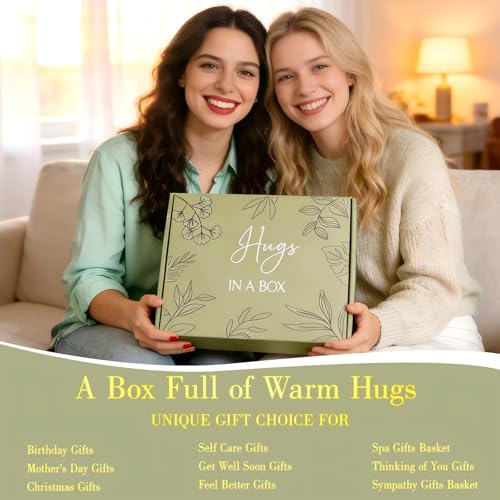 Get Well Soon Gifts Set for Women Sympathy Gift Baskets for Loss of Loved One,Feel Better Inspirational Thinking of You Gift for Wife/Sister/Friend/Mom (Beige) - color: Beige