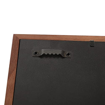 5x7 Shadow Box with Glass, Small Shadow Boxes Display Cases with Door for Shells Taxidermy Keepsake Photos Tickets Coins - Walnut | Solid Wood; 5x7-Inch Display; Glass Front; Magnetic Door; 180-Degree Hinge; For Shells, Photos, Tickets, Coins & Keepsakes