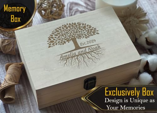 Tree of Life Commemoration - Custom Laser Engraved Memorials with Personalized Names, Perfect Sympathy & Memorial Gift