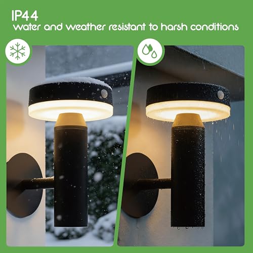 Solar Wall Lights, Motion Sensor, 2 Modes, 55h Runtime, 2pk - size: 2 Pack - Wall