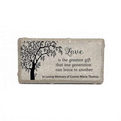 Memorial Stone - Real Stone Personalized by Florida-Funshine