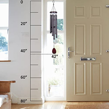 Suntimber Large Wind Chimes Outside Deep Tone,Memorial Sympathy Gifts | 42" Memorial wind Chimes for Loss of Loved one,Bereavement Condolence Funeral Gifts,Hanging Decor for Garden,Yard and Patio